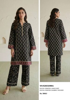 BLACK LAWN DRESS